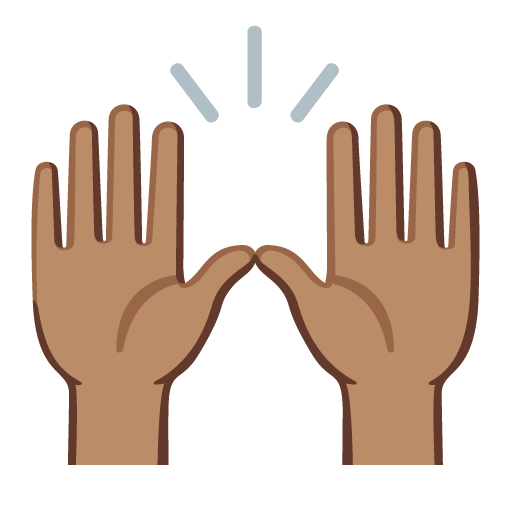 Mãos Para Cima: Pele Morena para Google 17.0