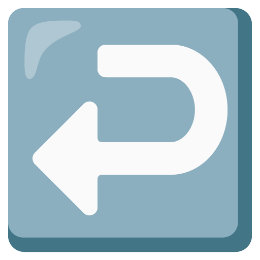 Seta Curva Da Direita Para A Esquerda para Google 17.0