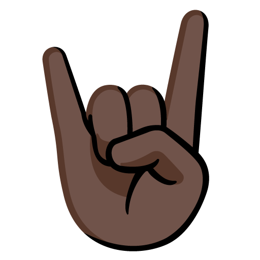 Saudação Do Rock: Pele Escura para Google 17.0