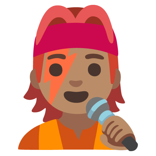 Співак: середній тон шкіри для Google 17.0