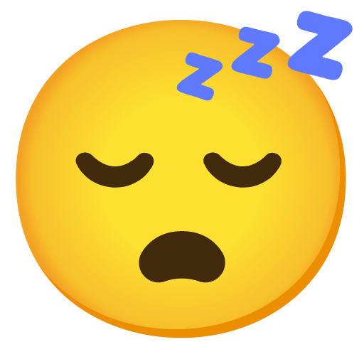 Sleeping Face for Google 17.0