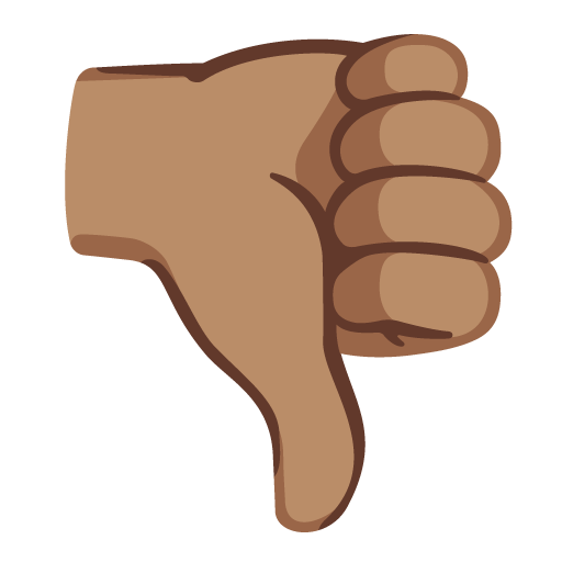 Великий палець вниз: середній тон шкіри для Google 17.0