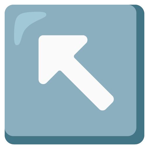 Seta Para Cima E Para A Esquerda para Google 17.0