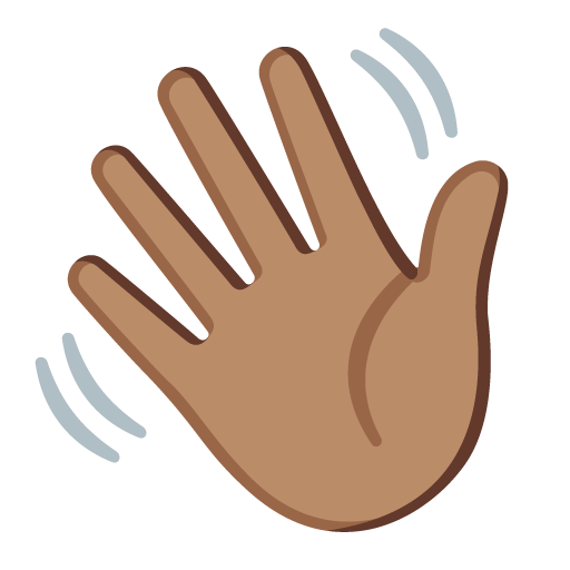 Махає рукою: середній тон шкіри для Google 17.0