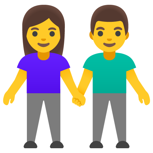 Homem E Mulher De Mãos Dadas para Google 17.0