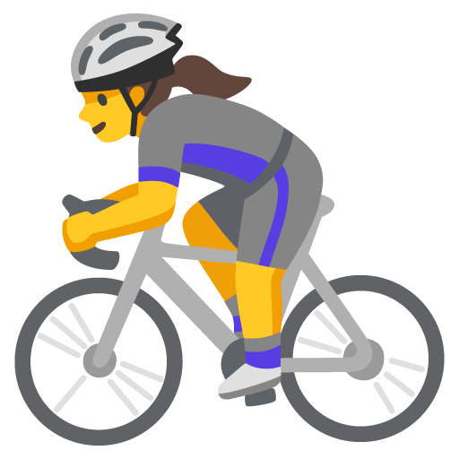 Жінка на велосипеді для Google 17.0