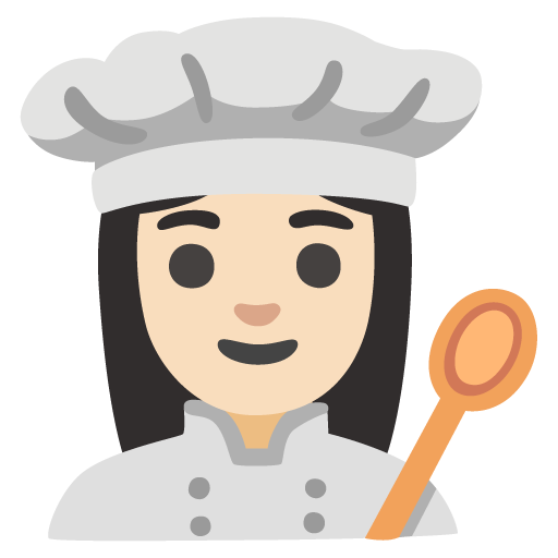 Cozinheira: Pele Clara para Google 17.0