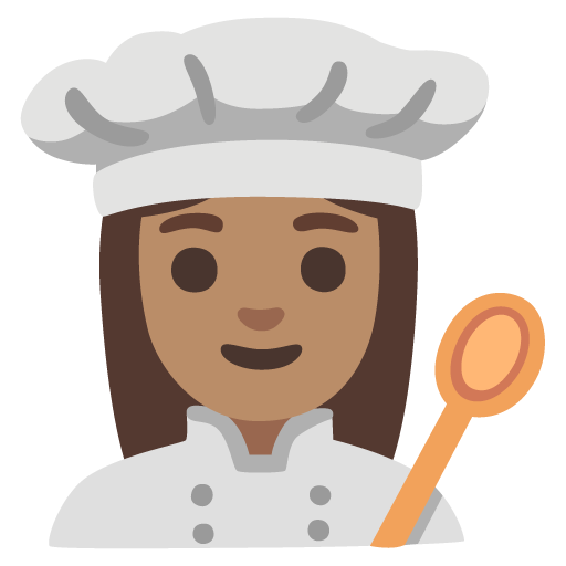 Cozinheira: Pele Morena para Google 17.0