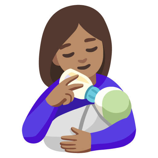 Mulher Alimentando Bebê: Pele Morena para Google 17.0