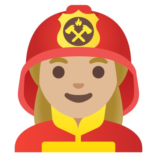 Bombeira: Pele Morena Clara para Google 17.0