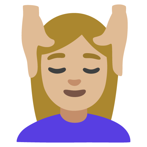 Жінці масажують обличчя: світлий тон шкіри для Google 17.0