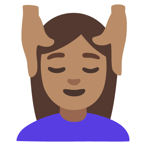 Mulher Recebendo Massagem Facial: Pele Morena para Google 17.0