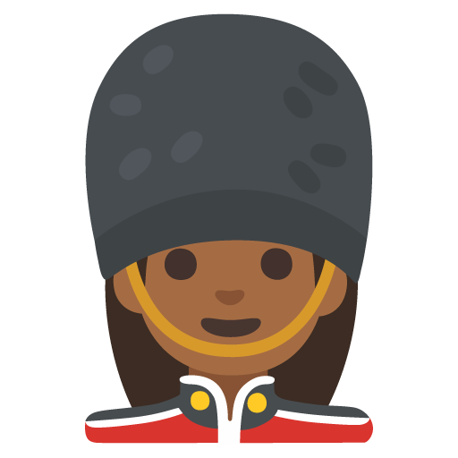 Жінка-гвардієць: темний тон шкіри для Google 17.0