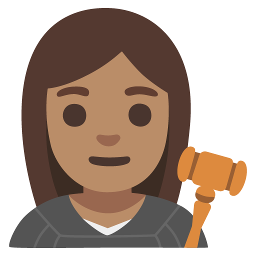 Жінка-суддя: середній тон шкіри для Google 17.0