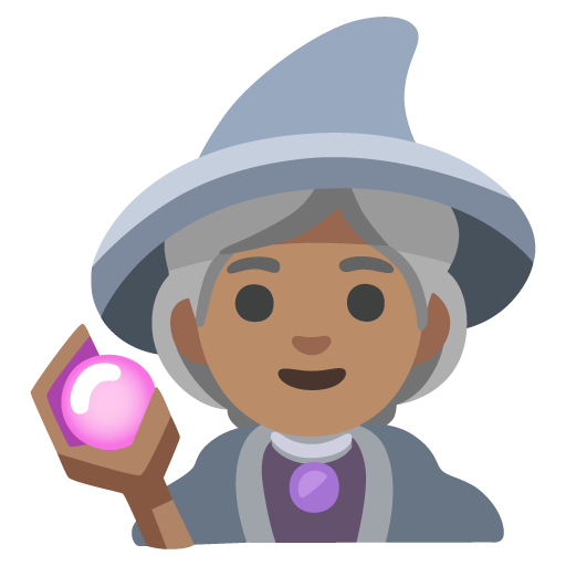 Жінка-маг: середній тон шкіри для Google 17.0