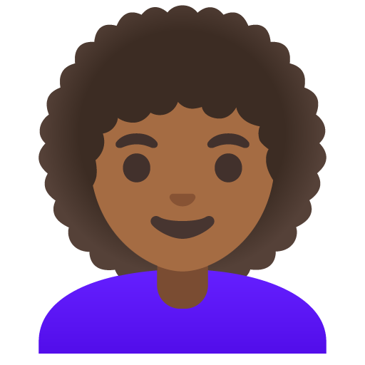 Mulher: Pele Morena Escura, Cabelo Cacheado para Google 17.0