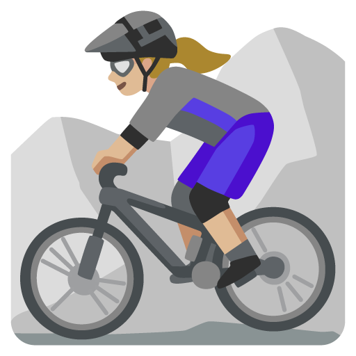 Mulher Fazendo Mountain Bike: Pele Morena Clara para Google 17.0