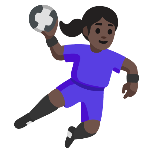 Jogadora De Handebol: Pele Escura para Google 17.0