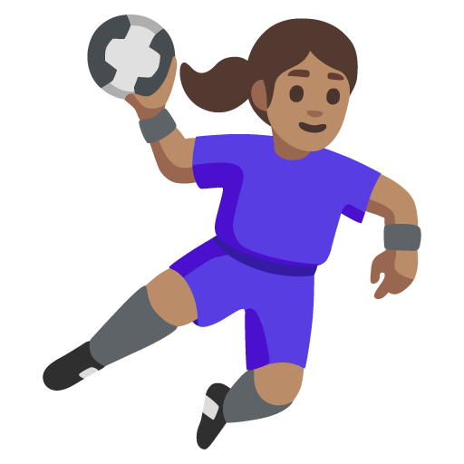 Jogadora De Handebol: Pele Morena para Google 17.0