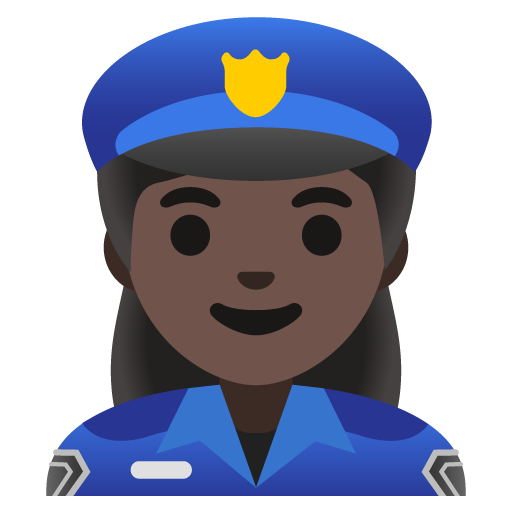 Policial Mulher: Pele Escura para Google 17.0