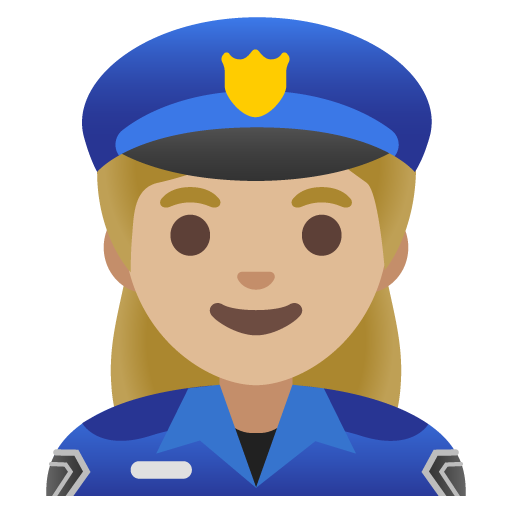 Policial Mulher: Pele Morena Clara para Google 17.0