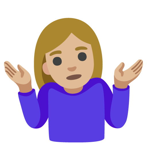 Mulher Dando De Ombros: Pele Morena Clara para Google 17.0