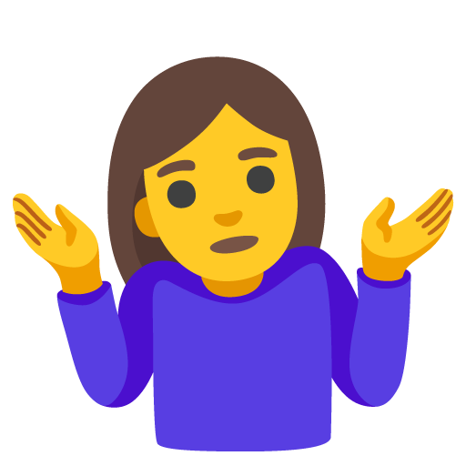 Mulher Dando De Ombros para Google 17.0