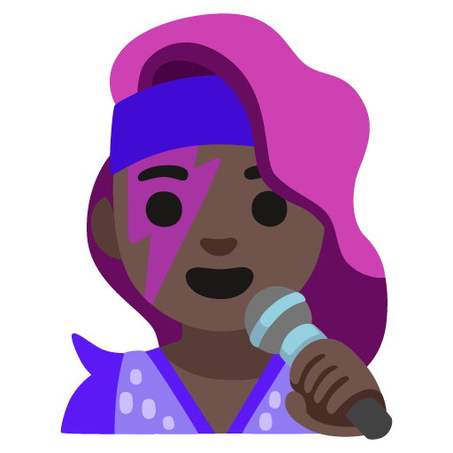 Співачка: дуже темний тон шкіри для Google 17.0