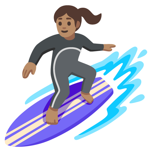 Mulher Surfista: Pele Morena para Google 17.0