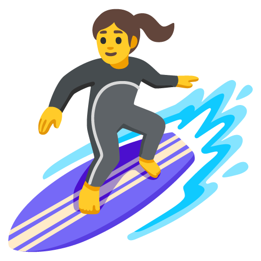 Mulher Surfista para Google 17.0