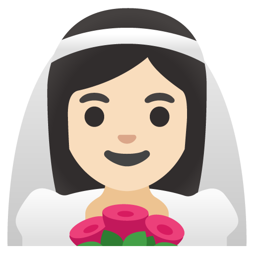 Noiva Com Véu: Pele Clara para Google 17.0