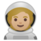 Astronaut: Středně Světlý Odstín Pleti Astronaut: Středně Světlý Odstín Pleti