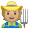 Farmář: Středně Světlý Odstín Pleti Farmář: Středně Světlý Odstín Pleti