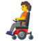 Osoba na motorovém invalidním vozíku Osoba na motorovém invalidním vozíku