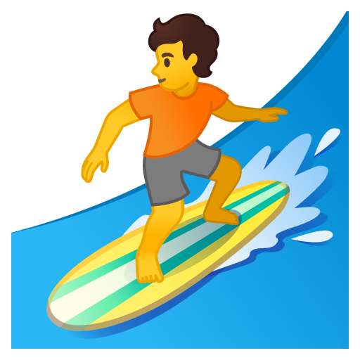 Surfující osoba Surfující osoba