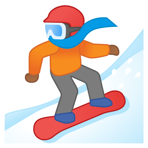 Snowboardista: Středně Tmavý Odstín Pleti Snowboardista: Středně Tmavý Odstín Pleti