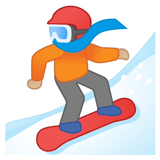 Snowboardista: Středně Světlý Odstín Pleti Snowboardista: Středně Světlý Odstín Pleti
