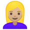 Žena: Středně Světlý Odstín Pleti, Blond Vlasy Žena: Středně Světlý Odstín Pleti, Blond Vlasy