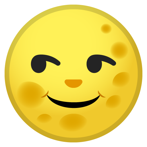 Faccina Luna Piena