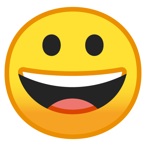 Faccina Con Un Gran Sorriso