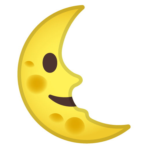 Faccina Ultimo Quarto Di Luna