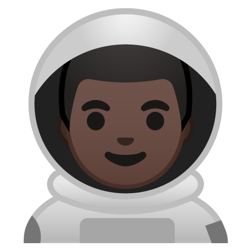 Astronauta Uomo: Carnagione Scura
