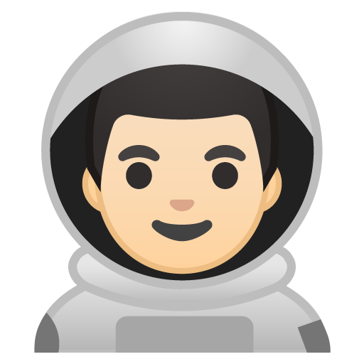 Astronauta Uomo: Carnagione Chiara