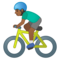 Ciclista Uomo: Carnagione Medio-Scura