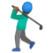 Golfista Uomo: Carnagione Medio-Scura
