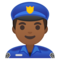 Poliziotto Uomo: Carnagione Medio-Scura