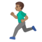 Uomo Che Corre: Carnagione Media