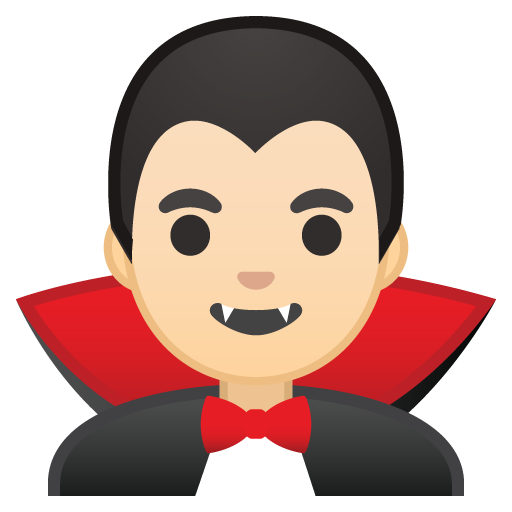 Vampiro Uomo: Carnagione Chiara