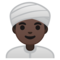 Uomo Con Turbante: Carnagione Scura