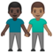 Due Uomini Che Si Tengono Per Mano: Carnagione Scura, Carnagione Media